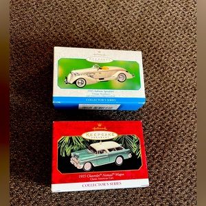 Hallmark Collector Car Ornaments (2)